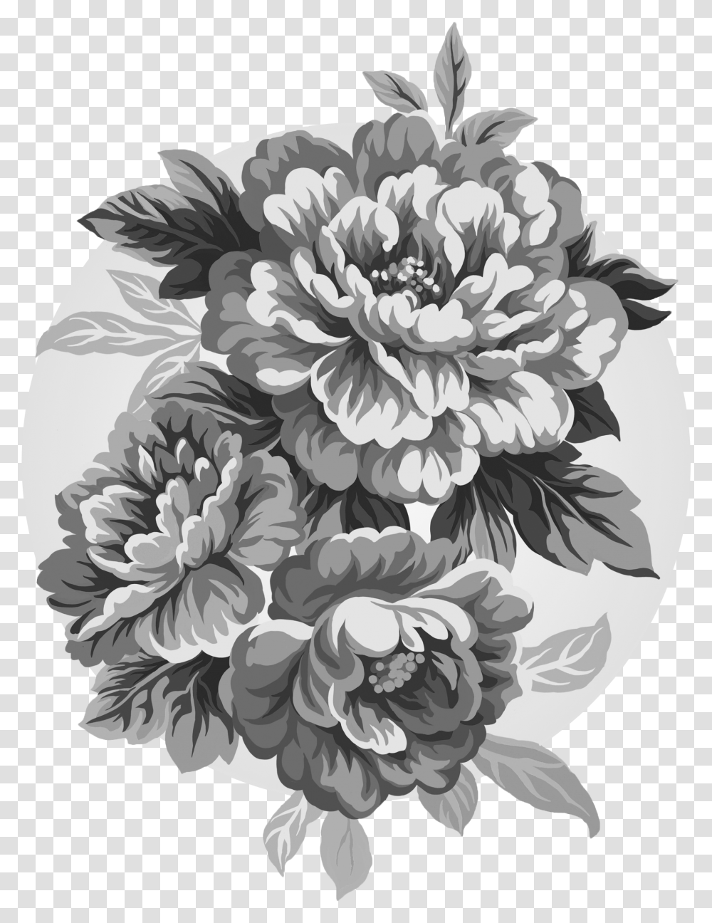 Peony Flower Chinese Drawing, Floral Design, Pattern Transparent Png