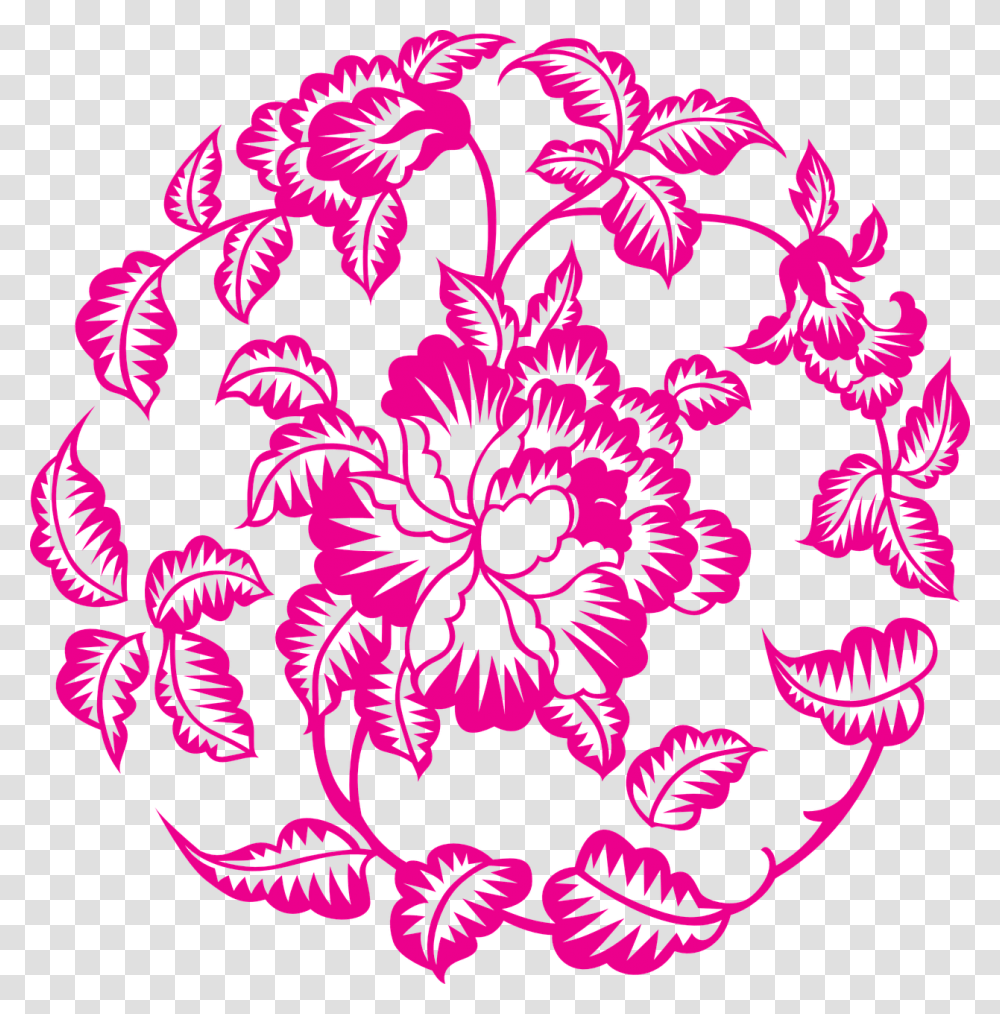 Peony Motif, Floral Design, Pattern Transparent Png