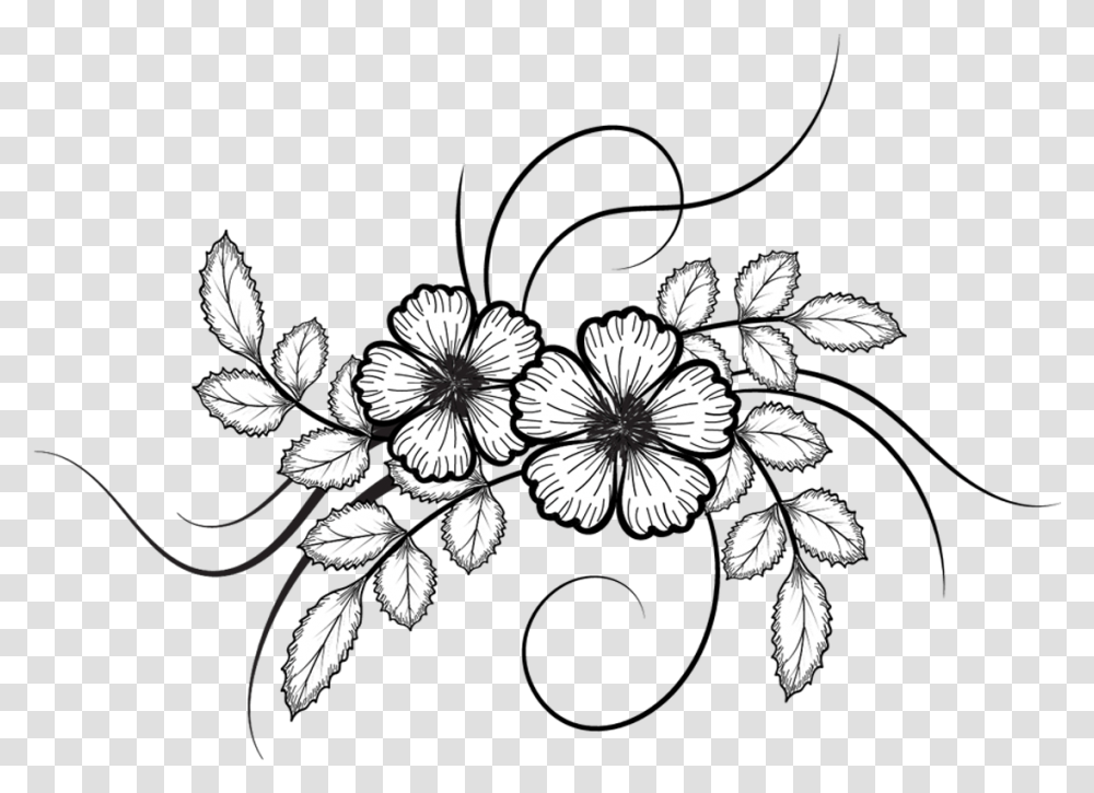 Peony Tattoo Drawing Free Download Flower Sketch, Plant, Graphics, Art, Floral Design Transparent Png