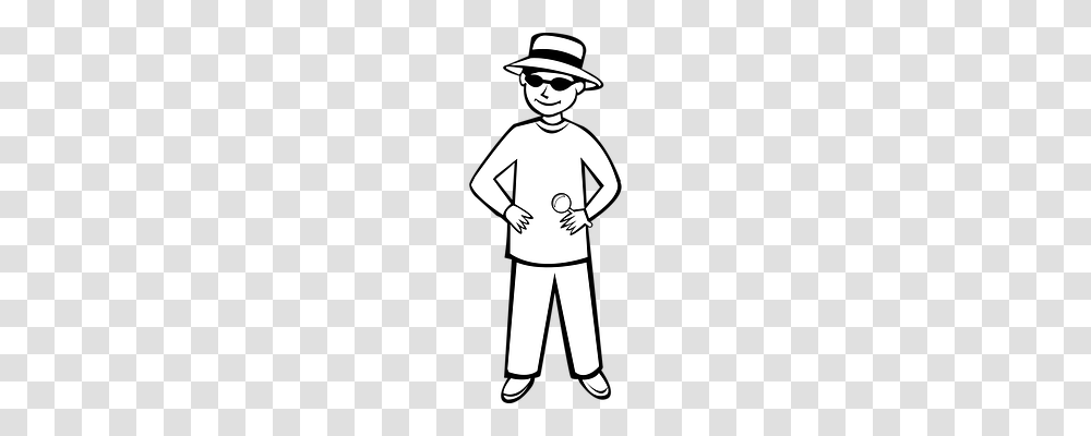People Person, Standing, Stencil, Sunglasses Transparent Png