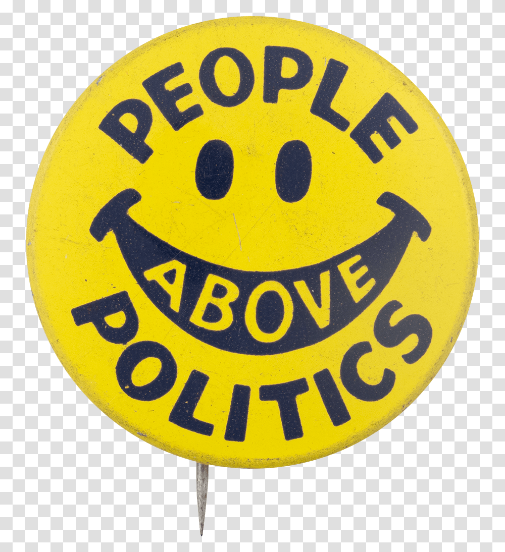 People Above Politics Happy, Logo, Symbol, Trademark, Badge Transparent Png
