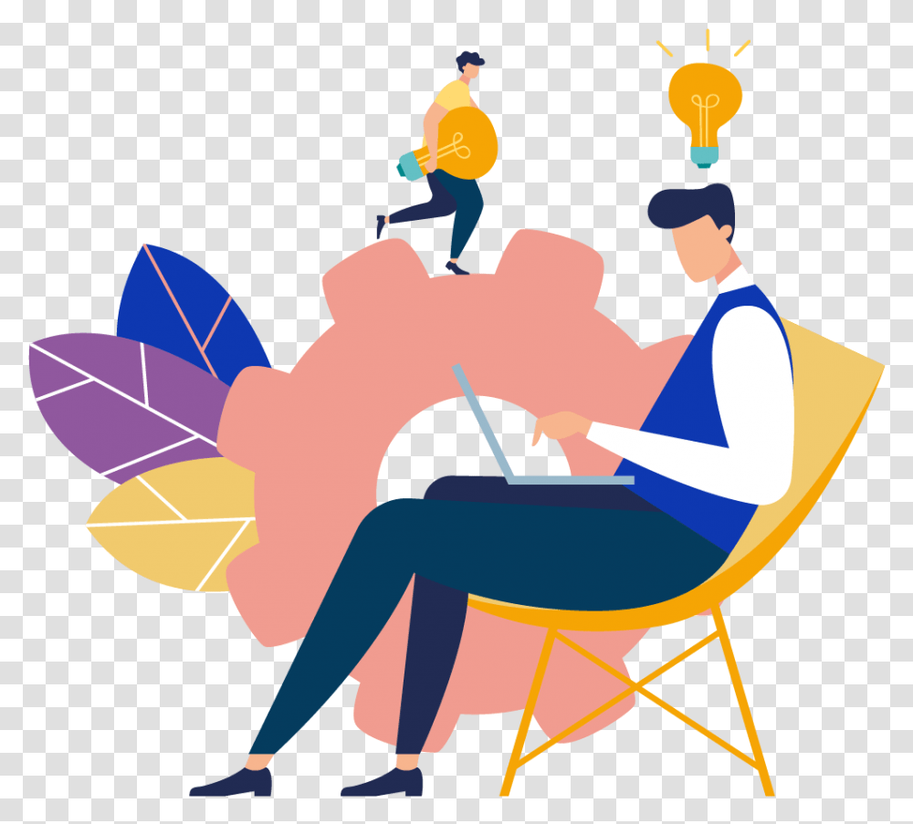 People Analytics Great Place To Work Illustration, Person, Chair, Furniture Transparent Png