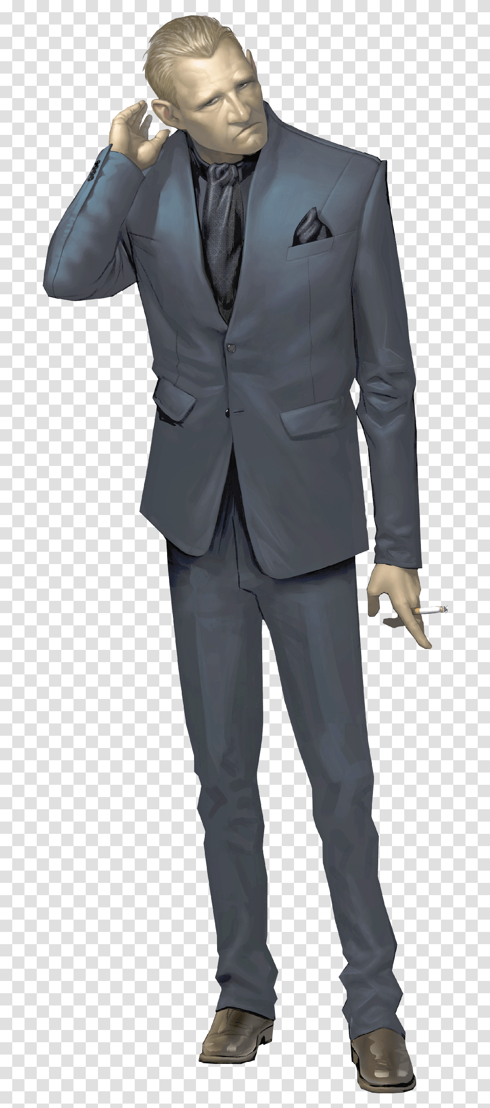 People And Places Deus Ex Mankind Divided Eguide Tuxedo, Clothing, Suit, Overcoat, Person Transparent Png