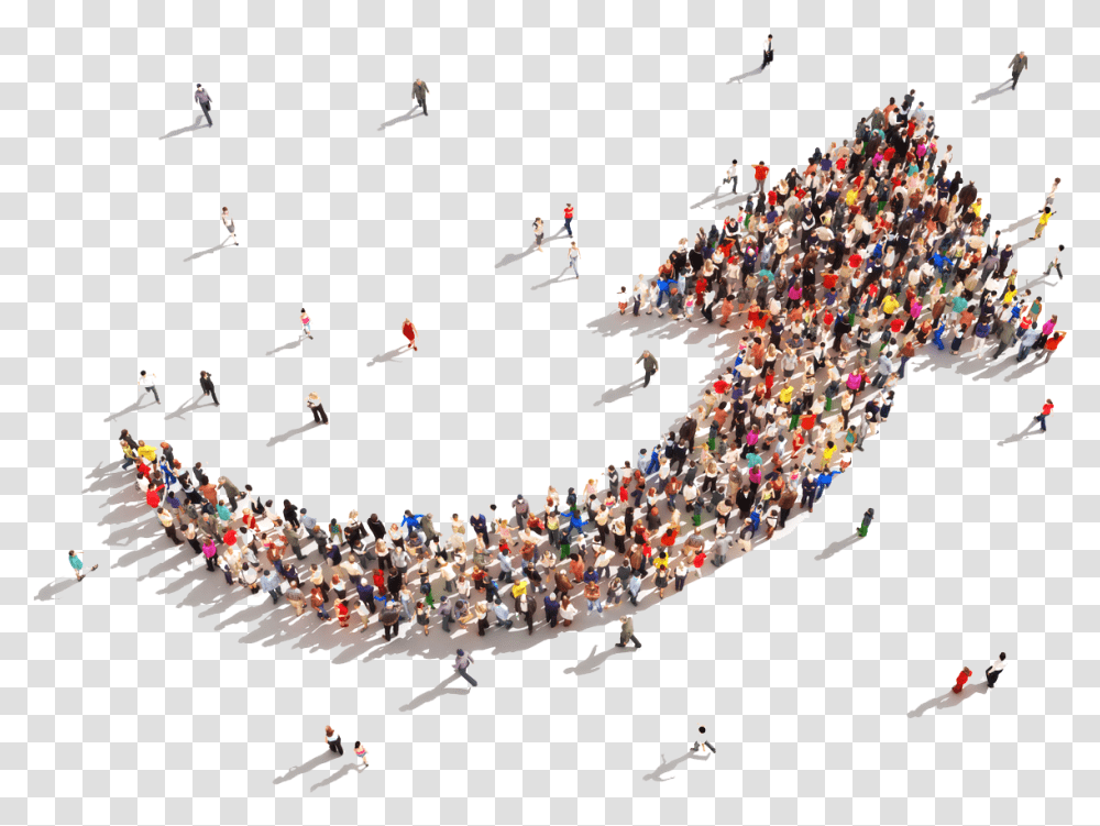 People Arrow, Crowd, Person, Audience, Collage Transparent Png