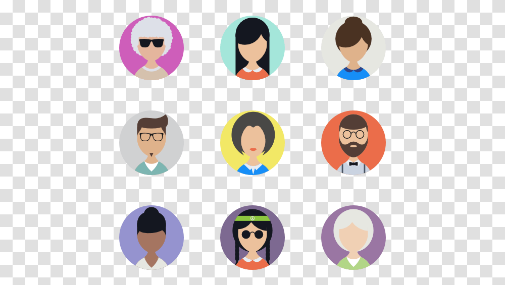 People Avatar Collection Free Avatar Collection, Face, Crowd, Audience Transparent Png