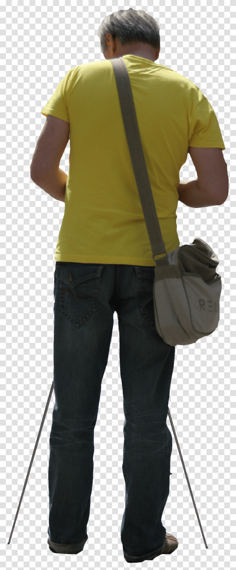 People Back Standing, Person, Pants, Sleeve Transparent Png