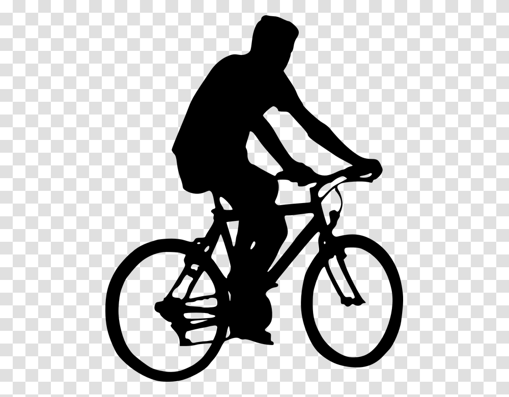 People Bike Silhouette, Gray, World Of Warcraft Transparent Png