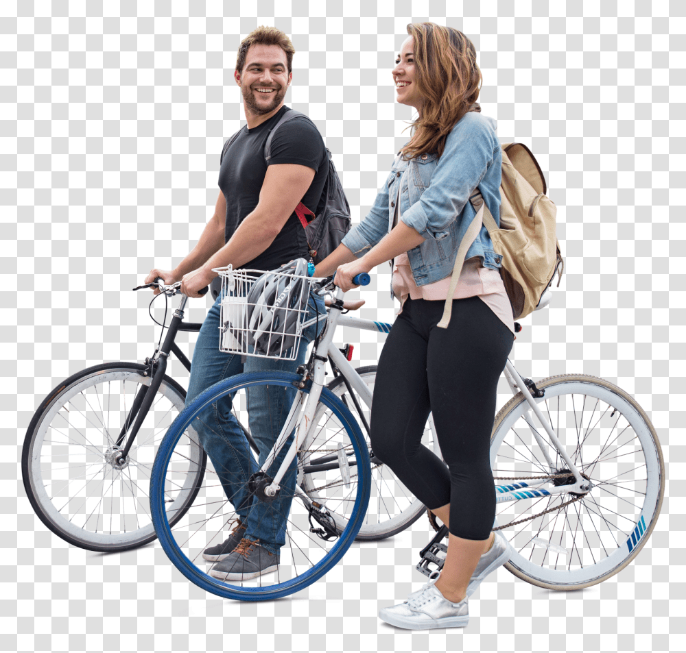 People Bike Woman On Bike, Person, Human, Bicycle, Vehicle Transparent Png