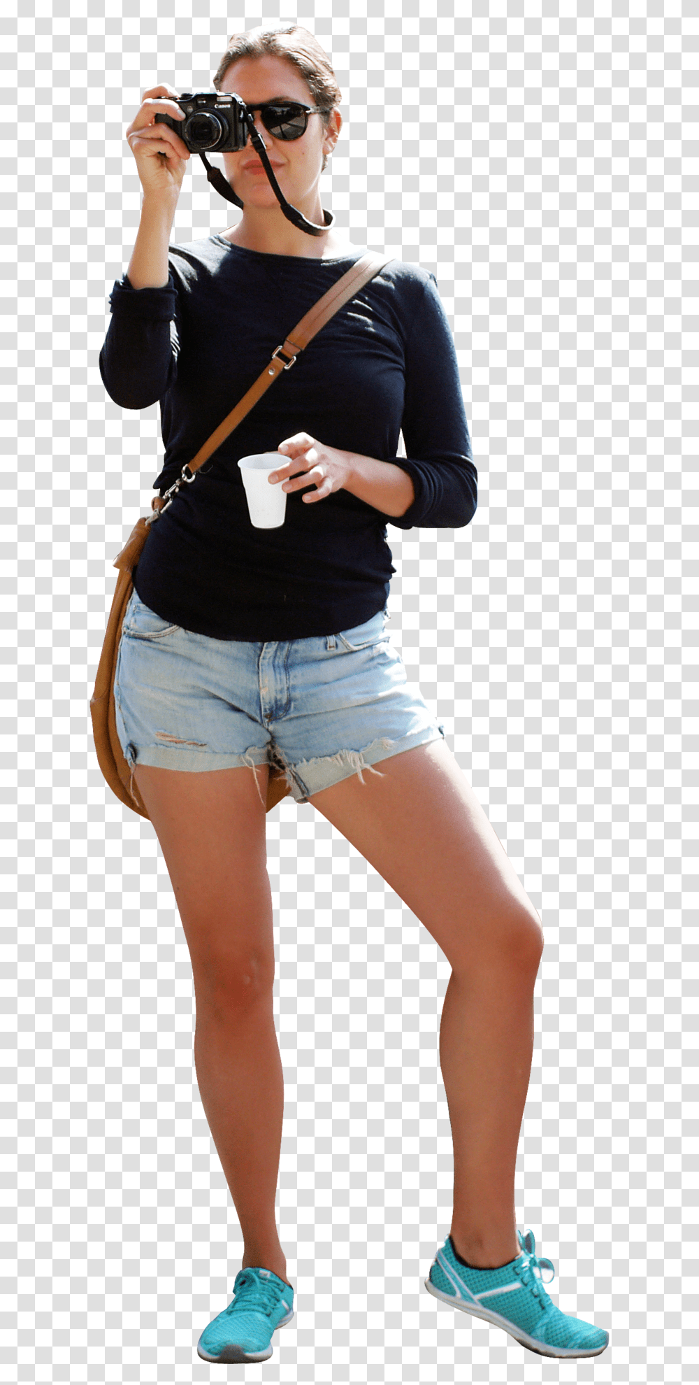 People Camera, Shorts, Person, Sleeve Transparent Png