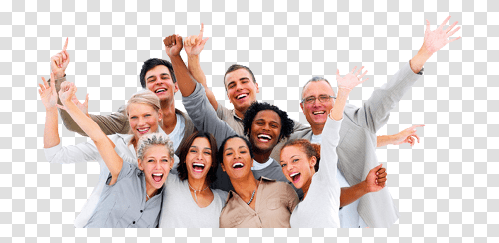 People Celebrating Clip Art Freeuse Stock People People Having Fun, Person, Face, Crowd, Laughing Transparent Png