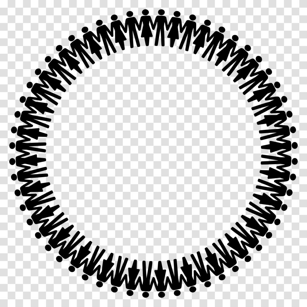 People Circle Silhouette Icons, Gray, World Of Warcraft Transparent Png