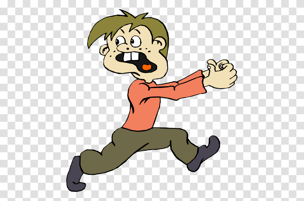 People Clipart Running Away, Person, Hand, Kneeling, Plant Transparent Png