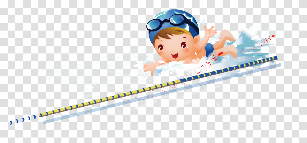 People Clipart Swimming Swimming Illustration, Sport, Water, Outdoors, Nature Transparent Png