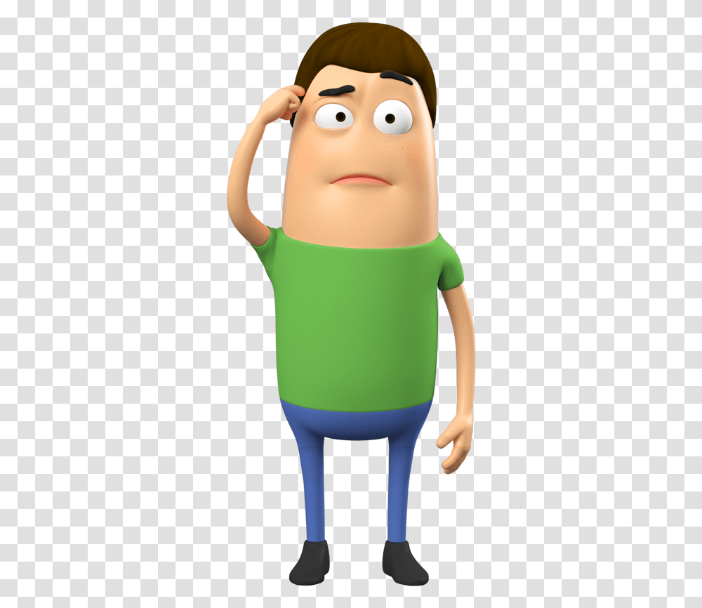 People Confused & Clipart Free Download Ywd Confused Cartoon Character, Green, Jug, Person, Human Transparent Png