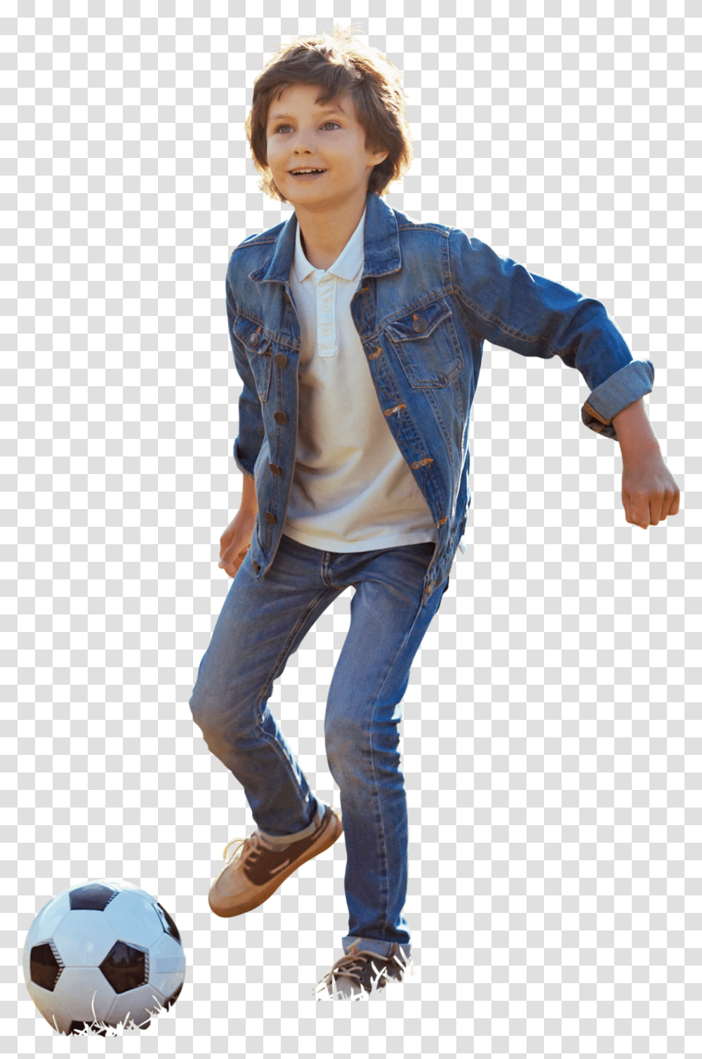 People Cutout Kids Playing, Soccer Ball, Person, Sleeve, Clothing Transparent Png