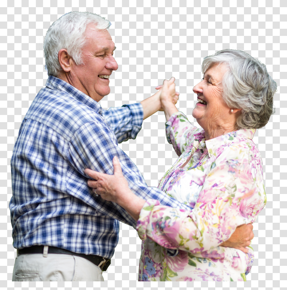 People Dancing Clipart Elderly Couple Dancing, Person, Senior Citizen, Face, Tree Transparent Png