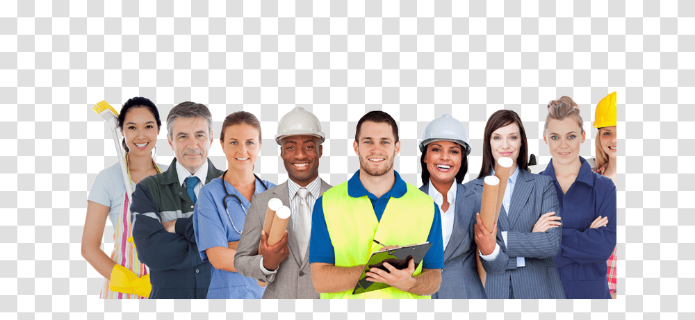 People Diversity Of Jobs Diversity Jobs Background, Person, Hardhat, Helmet Transparent Png