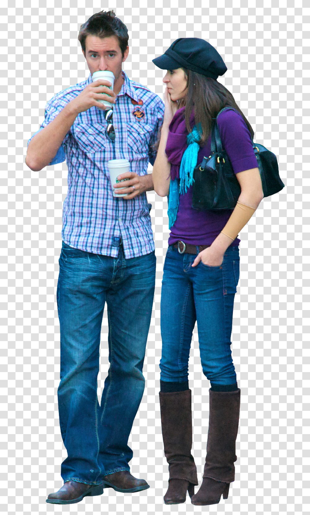 People Drinking Coffee, Pants, Person, Jeans Transparent Png
