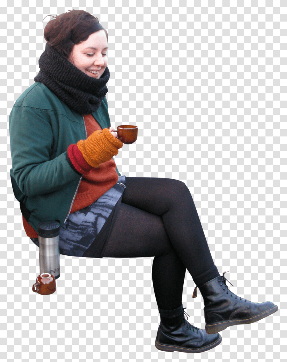 People Drinking Coffee Sitting, Clothing, Apparel, Person, Shoe Transparent Png