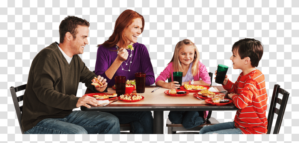 People Eating 5 Image People Eating On Table, Person, Food, Restaurant, Cafeteria Transparent Png