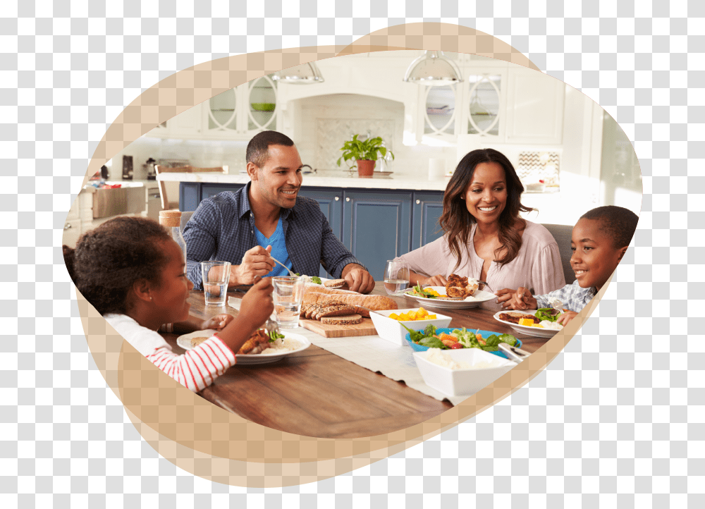People Eating Family Eating Download Original Size Pleasant Mealtime, Person, Restaurant, Cafeteria, Dating Transparent Png