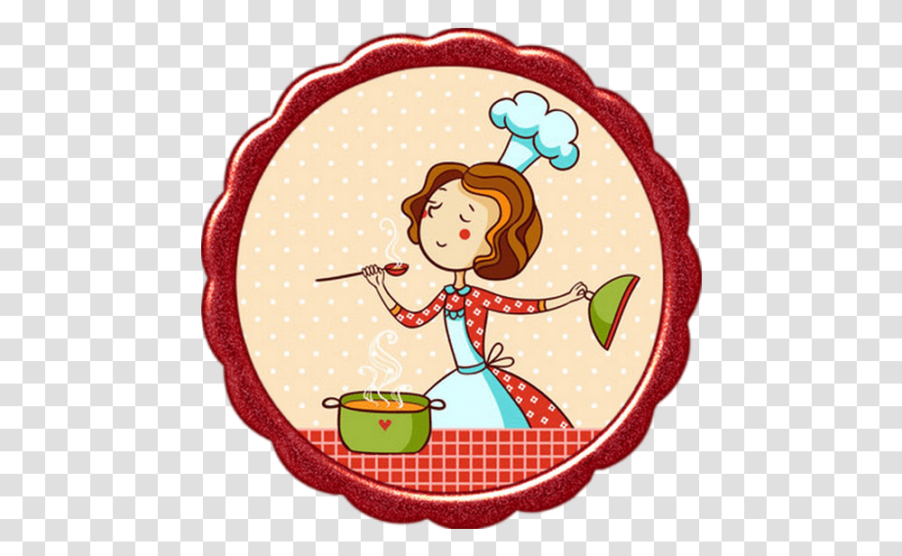 People Eating Femme Cuisinire Clipart Kitchen Dessin Chef Cuisinier Femme, Food, Bowl, Dish, Meal Transparent Png
