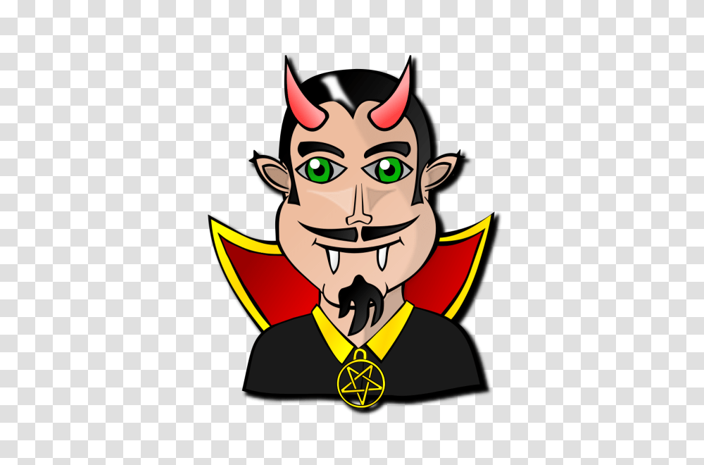 People Faces Face Cartoon Devil Horns Fangs Public Vampire With Horns, Label, Text, Plant, Symbol Transparent Png