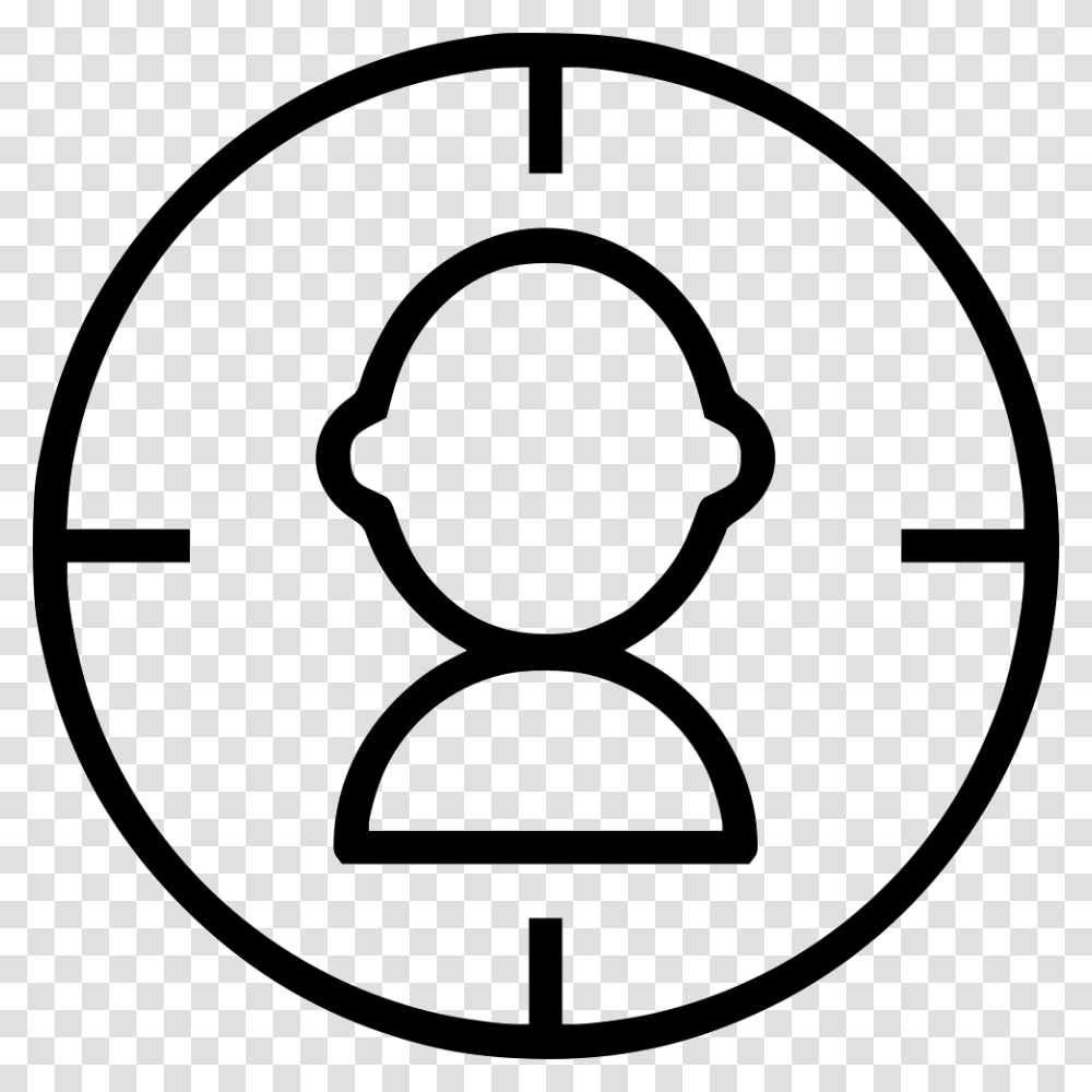 People Figure Avatar Target Svg Icon Free Influence Icon, Number, Logo Transparent Png