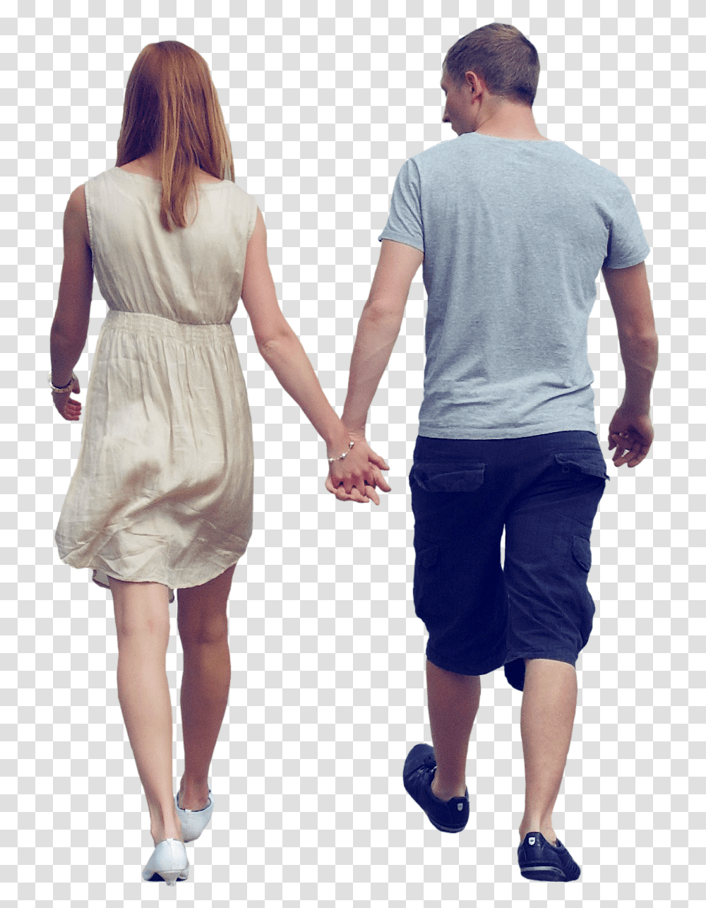 People File Couple Walking Holding Hands, Person, Clothing, Dress, Shorts Transparent Png