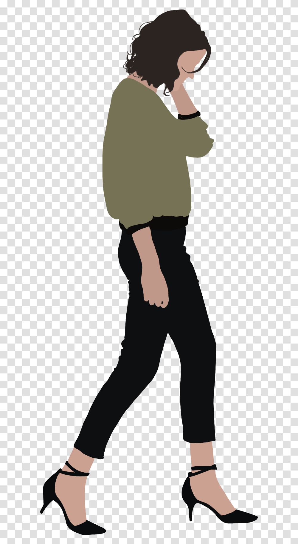 People Flat Illustration Person, Clothing, Apparel, Standing, Human Transparent Png