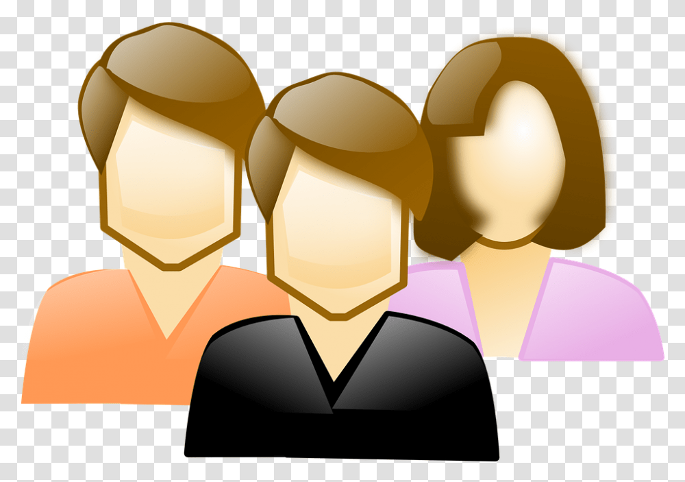 People Friends Group Family Men And Women Teamwork Groupe Clipart, Sweets, Food, Tortellini, Pasta Transparent Png