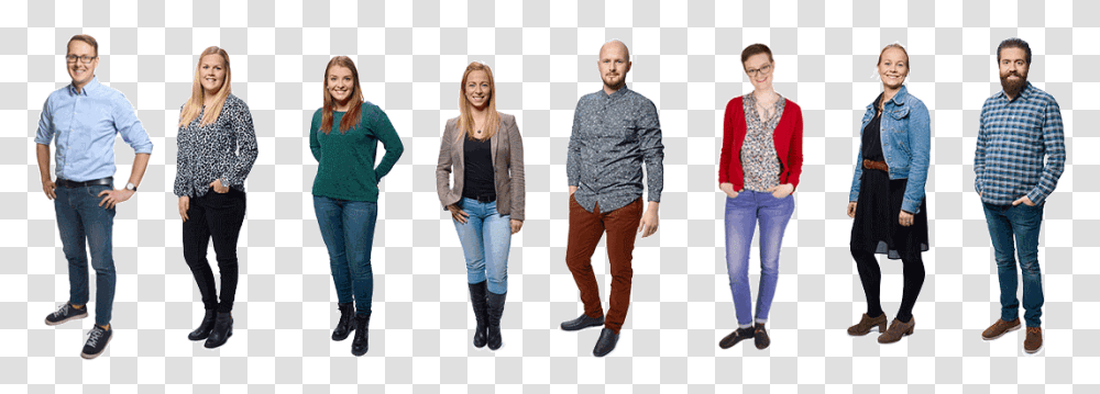 People Front Standing, Person, Pants, Long Sleeve Transparent Png