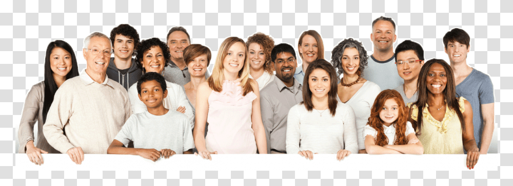 People Group Diverse People Of Different Ages And Races, Person, Family, Face, Female Transparent Png