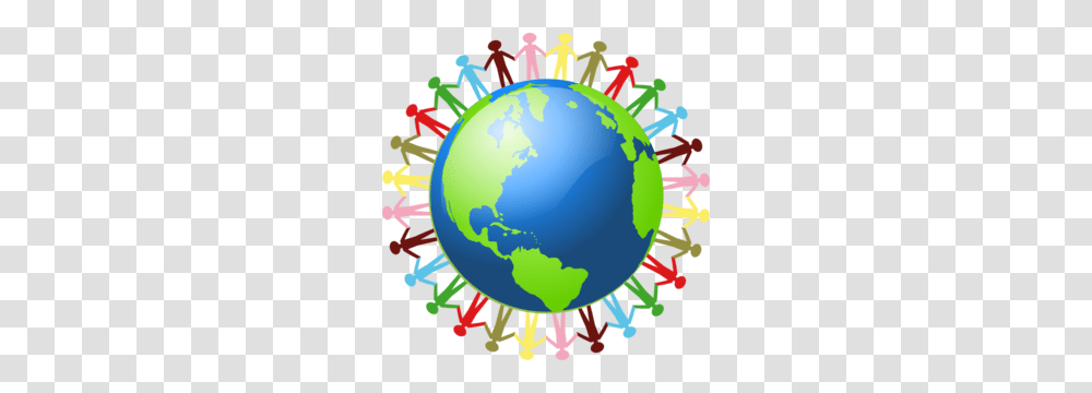 People Holding Hands Around The World Clip Art, Astronomy, Outer Space, Universe, Balloon Transparent Png