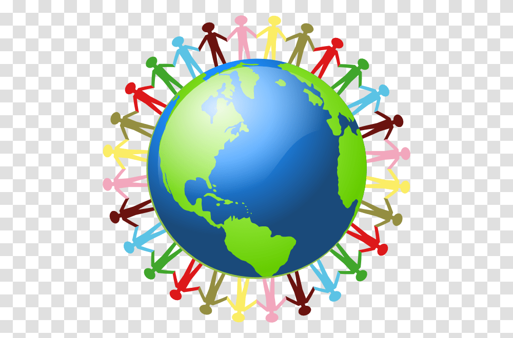 People Holding Hands Around The World Clip Art For Web, Astronomy, Outer Space, Universe, Balloon Transparent Png
