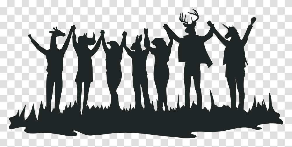 People Holding Up Hands, Gray, Word, Alphabet Transparent Png