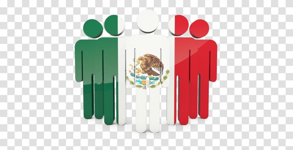 People Icon Coat Of Arms Of Mexico, Text, Bird, Animal, Sea Life Transparent Png