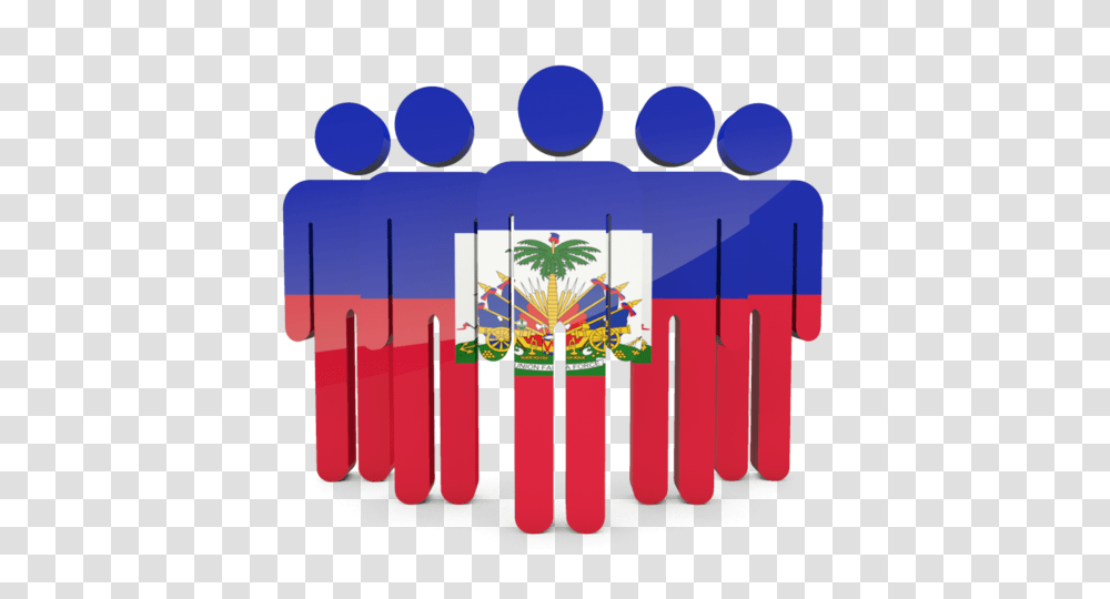 People Icon Illustration Of Flag Of Haiti, Tabletop, Furniture Transparent Png
