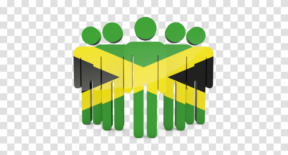 People Icon Illustration Of Flag Of Jamaica, Domino, Game, Green, Crowd Transparent Png