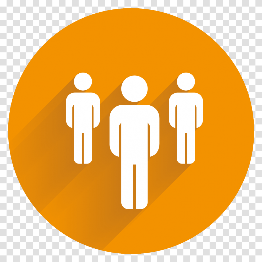 People Icon Orange People Icon, Crowd, Logo, Symbol, Hand Transparent Png