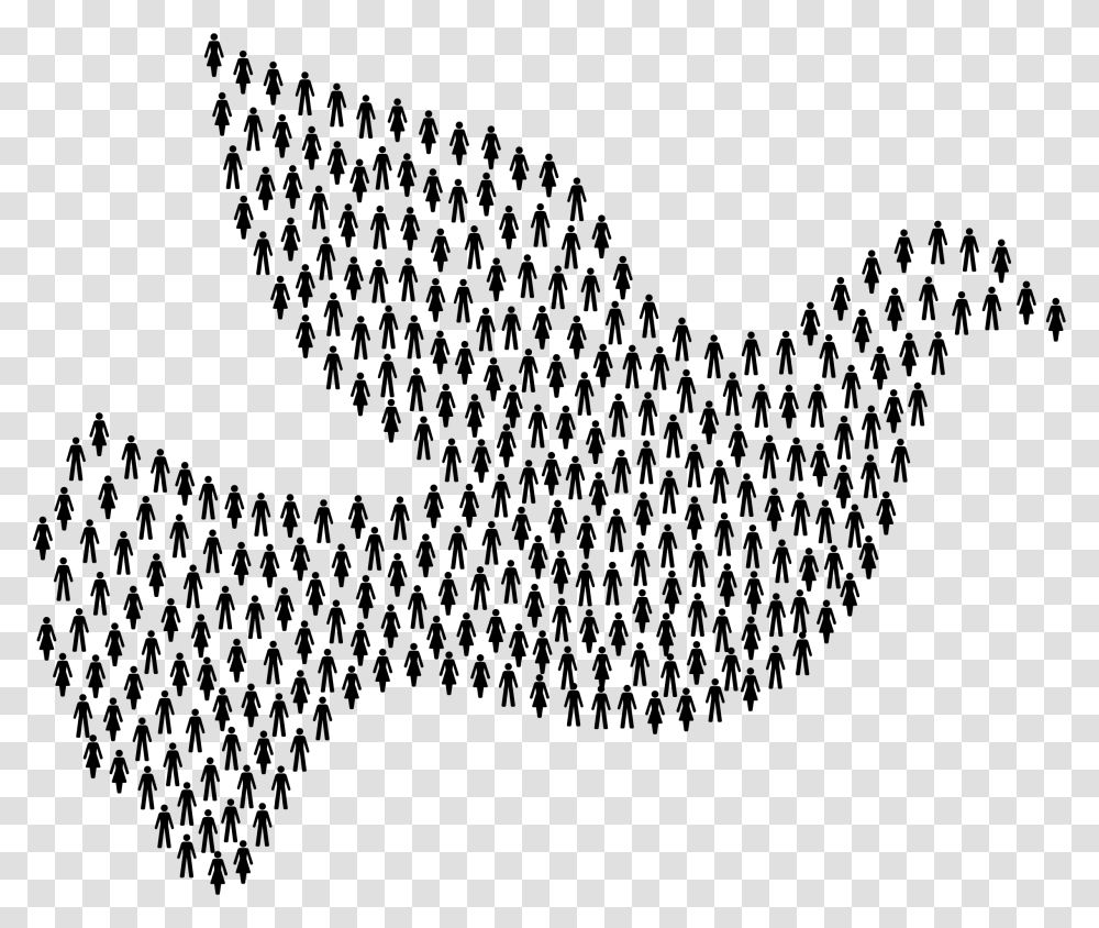 People Icon Peace Dove People, Gray Transparent Png