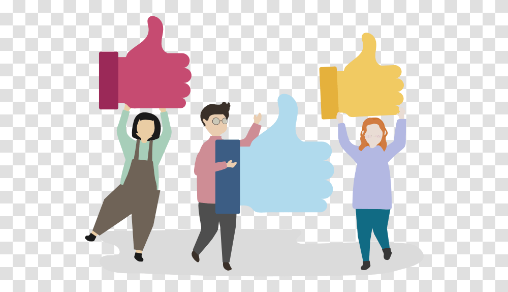 People Img People Thumbs Up Vector Clipart Full Size Person Thumbs Up Vector, Human, Hand, Family, Text Transparent Png