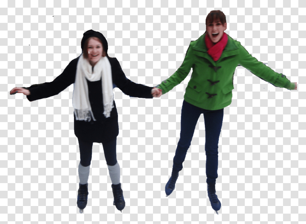 People In Ice Skates Image With No Ice Skating People, Clothing, Long Sleeve, Person, Hand Transparent Png