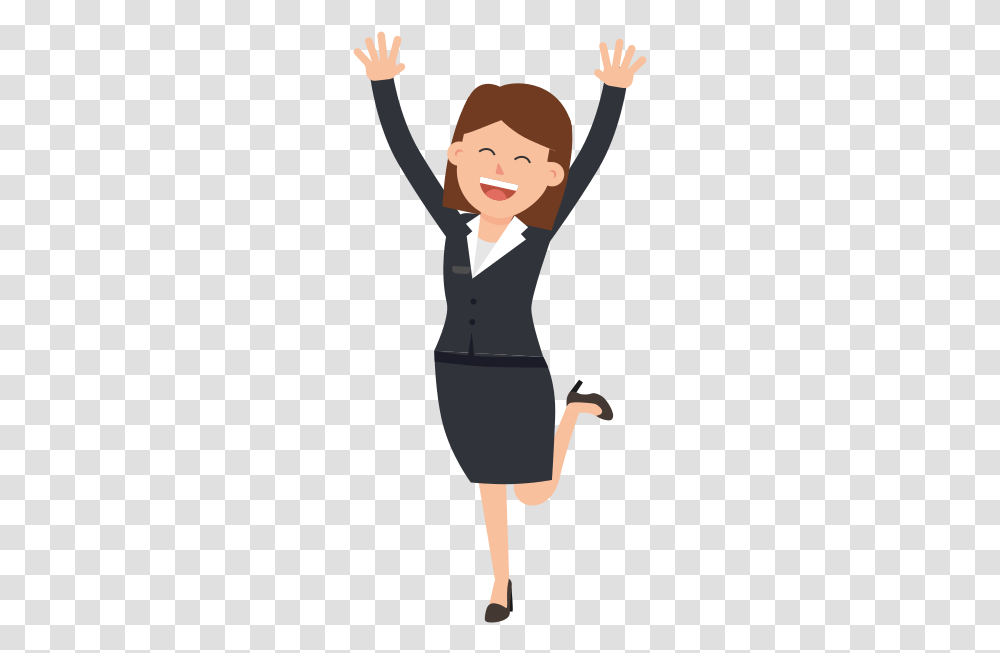 People Jump Up Svg, Person, Sleeve, Female Transparent Png