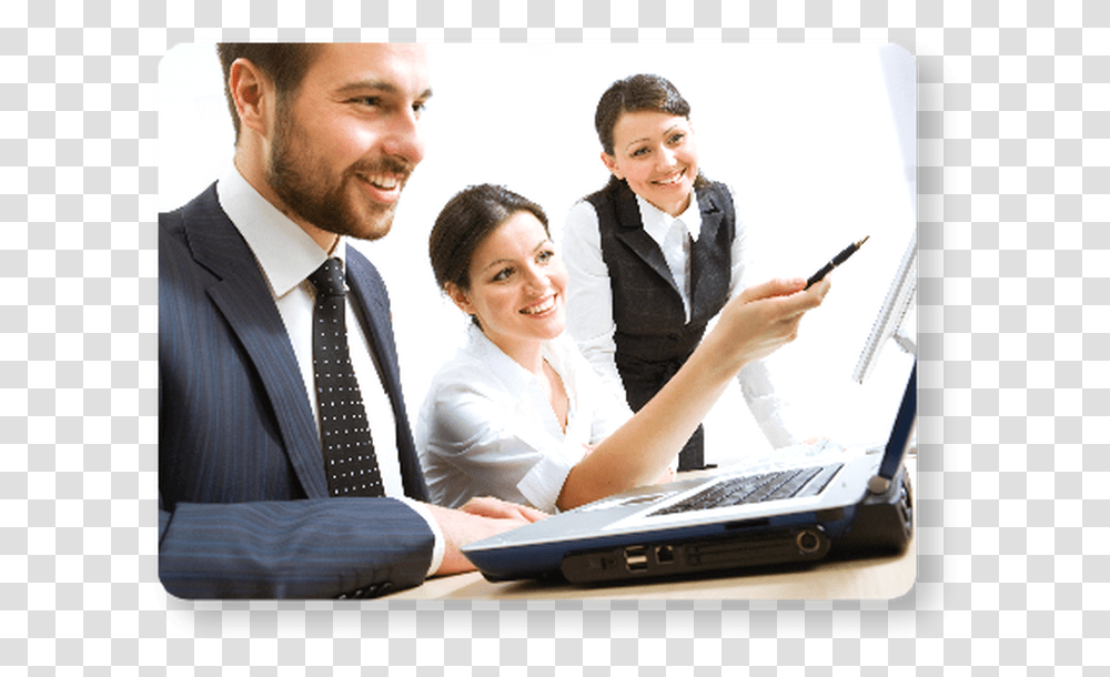 People Laughing Arbeit Computer, Tie, Accessories, Person, Pc Transparent Png