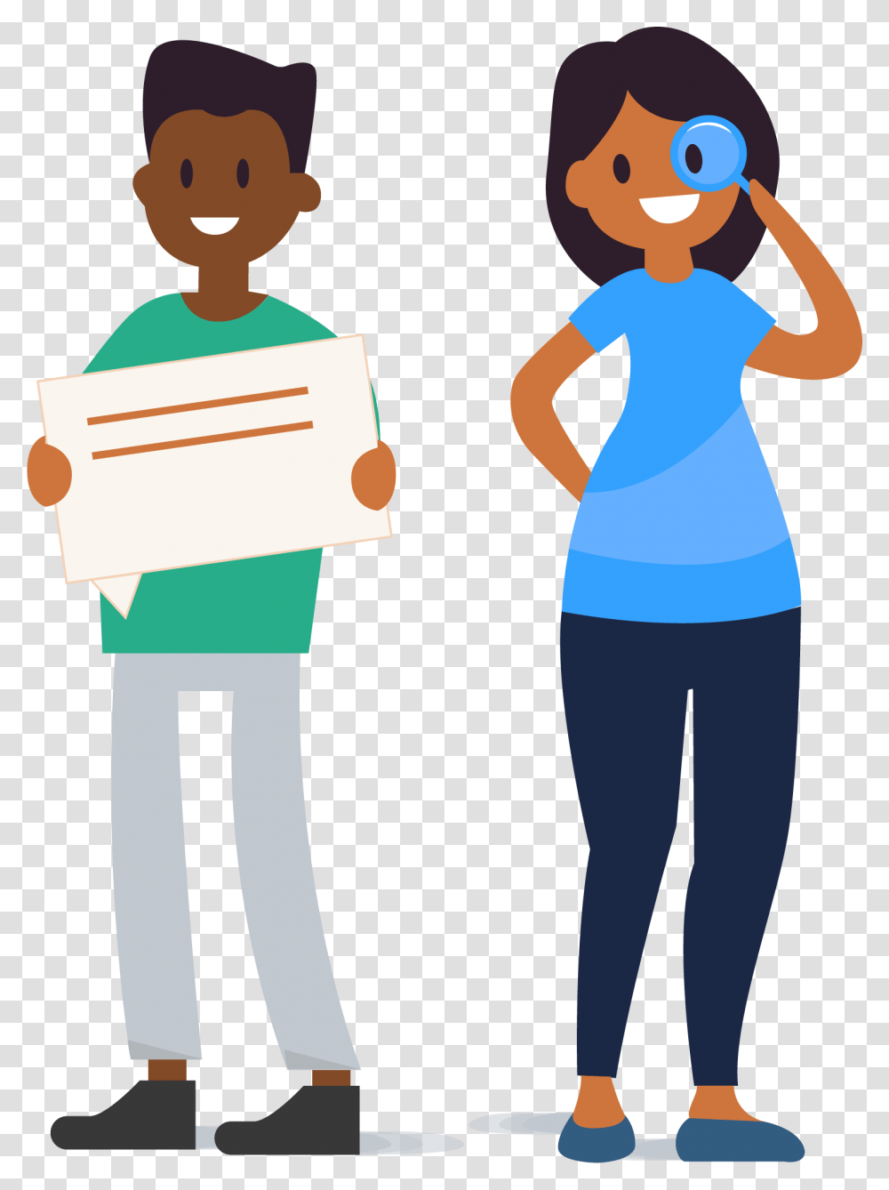 People Looking At Art Clip Art, Person, Human, Package Delivery, Carton Transparent Png