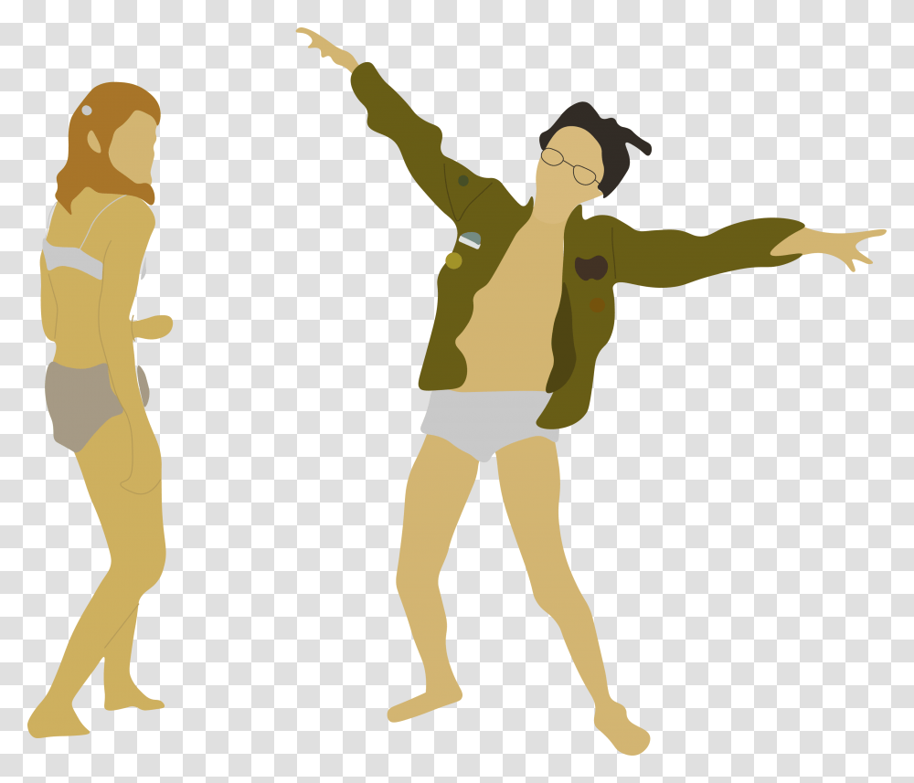 People Looking Up Illustration, Person, Sleeve, Shorts Transparent Png