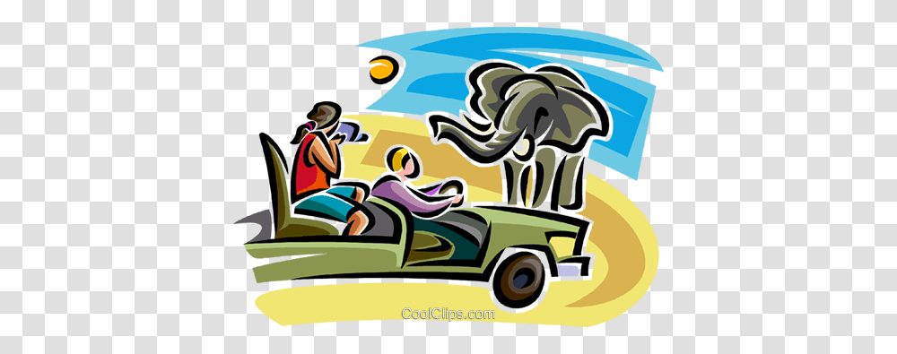 People On A Safari Looking, Car, Vehicle, Transportation, Car Wash Transparent Png