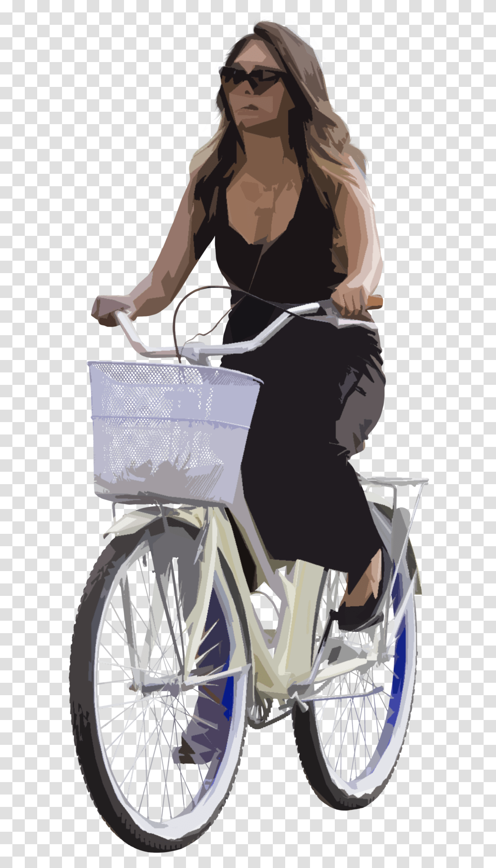 People On Bicycle, Wheel, Machine, Vehicle, Transportation Transparent Png