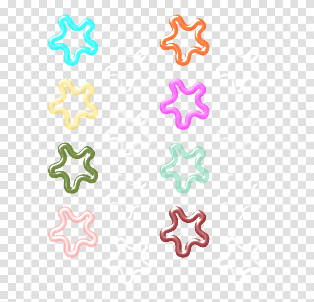 People Outlines, Star Symbol, Pattern Transparent Png